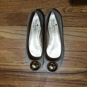 Kate Spade Ballerina Flats w/ Gold Ball Size 7